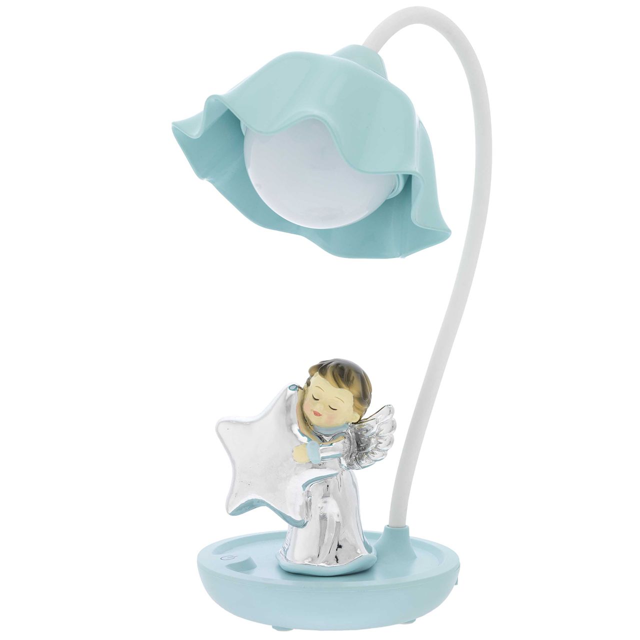 LAMPADA LED CON TOUCH E ANGIOLETTO CON STELLA AZZURRO